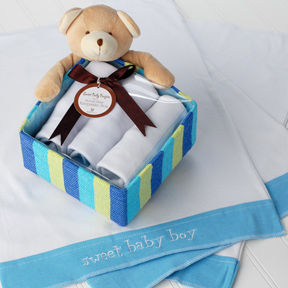 Honey Bear Sweet Baby Boy Set