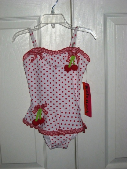 Kate Mack Cherry Skirted One Piece