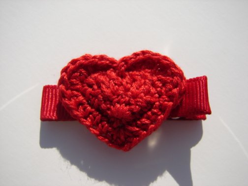 Hailey Lynne Heart Toddler Clip