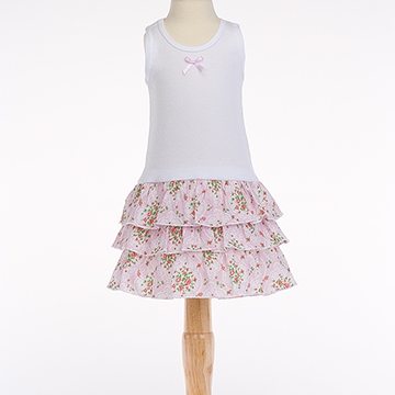 Valentine Ruffle Tank Dress