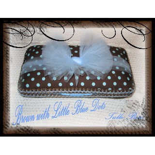 Brown and Blue Dot Case