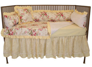 Rose Garden Crib Bedding