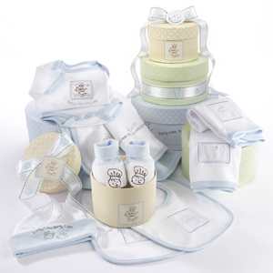 Patty Cake Layette Set blue