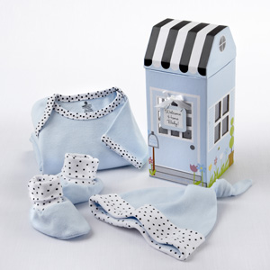 Welcome Home Layette Set Blue