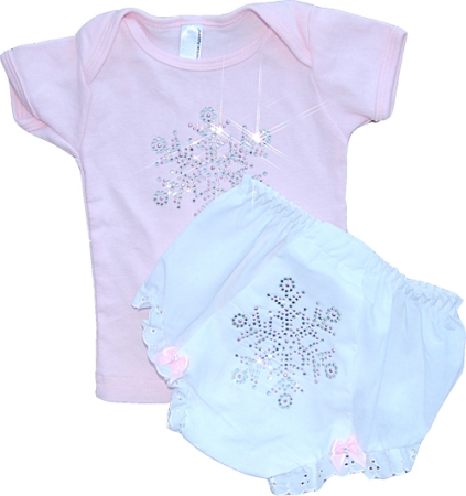 Snowflake Diaper Cover