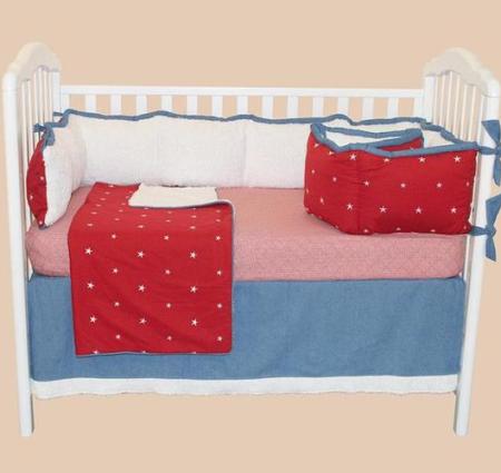 Star Bight 4pc Crib Bedding