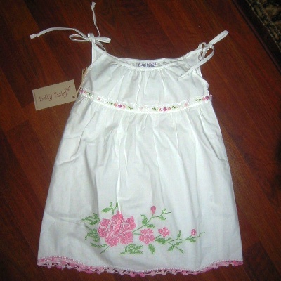 Vintage Tie-Up Dress