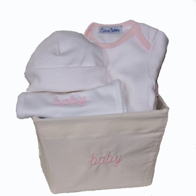 Mini Girl Layette Gift Basket