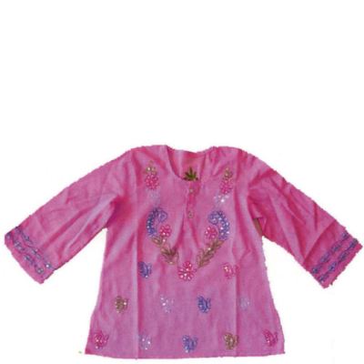 Devi Pink Sequin Kurta