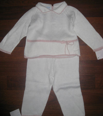 Crocheted Sweater/Pant Set