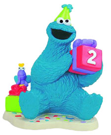 Cookie Monster 2nd Birthday Figurine