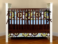 Maxfield baby Blue Crib Bedding