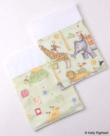 Burp Cloth Set Jungle Parade and Ducks