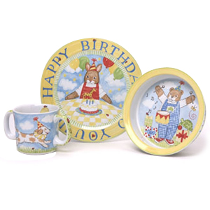 Happy Birthday Ceramic Dish Set