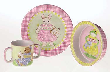 Petite Playmates Ceramic Set-Girl