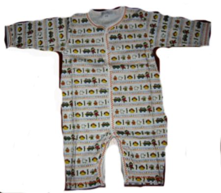 Halloween Printed Playsuit and Bib