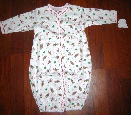 Christmas Convertible Gown Set