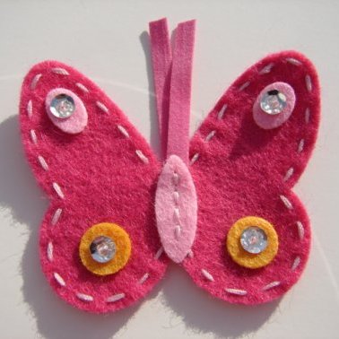 Ladybugs n Butterflies Abby Lynne Toddler Clip