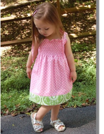 Hamptons Shirred Dress