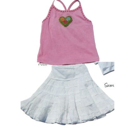 Sweetheart Skirt Set