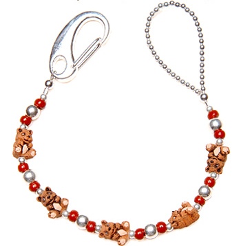 Snugglebug Baby Teddybear Clip