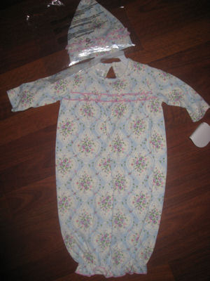 Valentine Blue Gown and hat